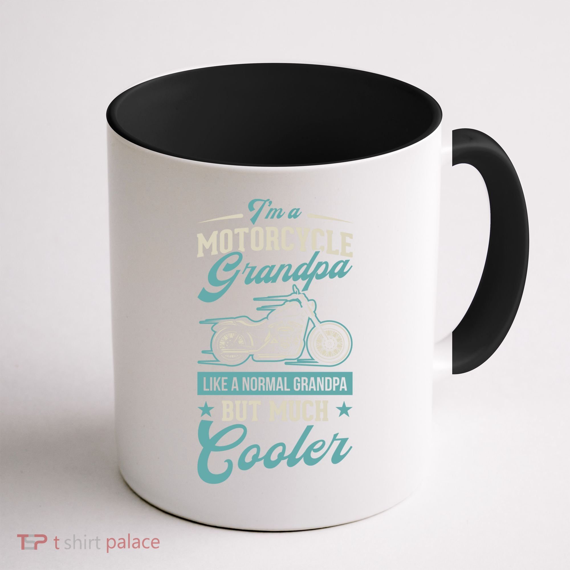 Motorcycle Grandpa Like A Normal Grandpa But Much Cooler Gift Coffee Mug