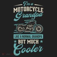 Motorcycle Grandpa Like A Normal Grandpa But Much Cooler Gift Beanie thumb 2