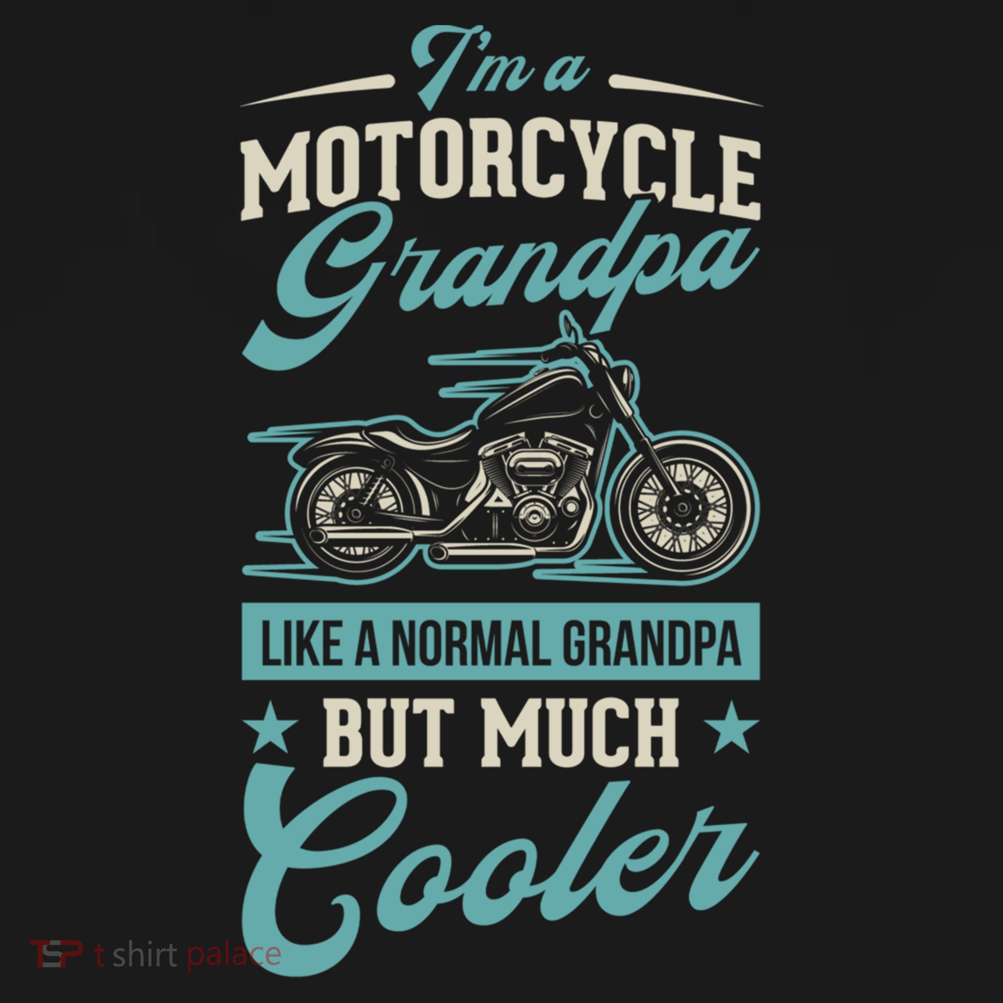 Motorcycle Grandpa Like A Normal Grandpa But Much Cooler Gift Women's Hoodie