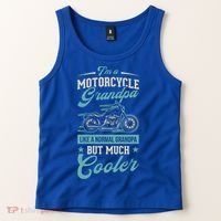 Motorcycle Grandpa Like A Normal Grandpa But Much Cooler Gift Tank Top thumb 2