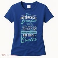 Motorcycle Grandpa Like A Normal Grandpa But Much Cooler Gift Women's T-Shirt thumb 0