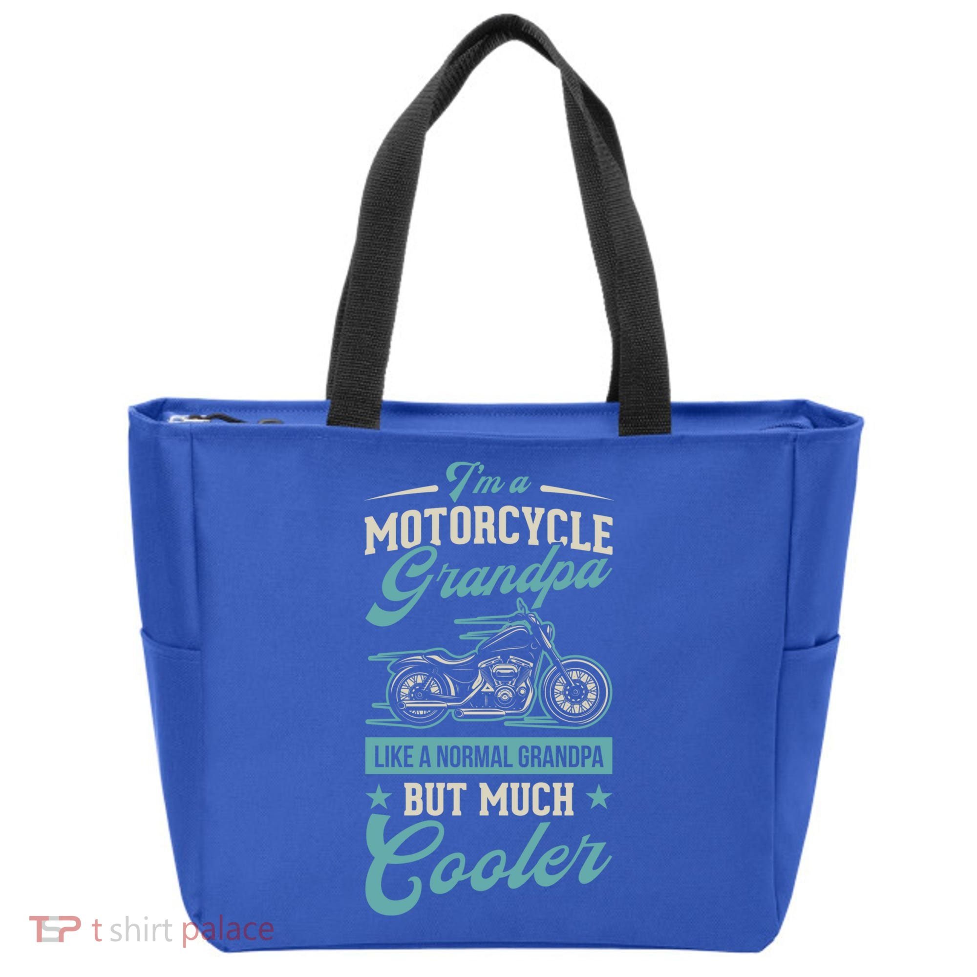 Motorcycle Grandpa Like A Normal Grandpa But Much Cooler Gift Tote Bag