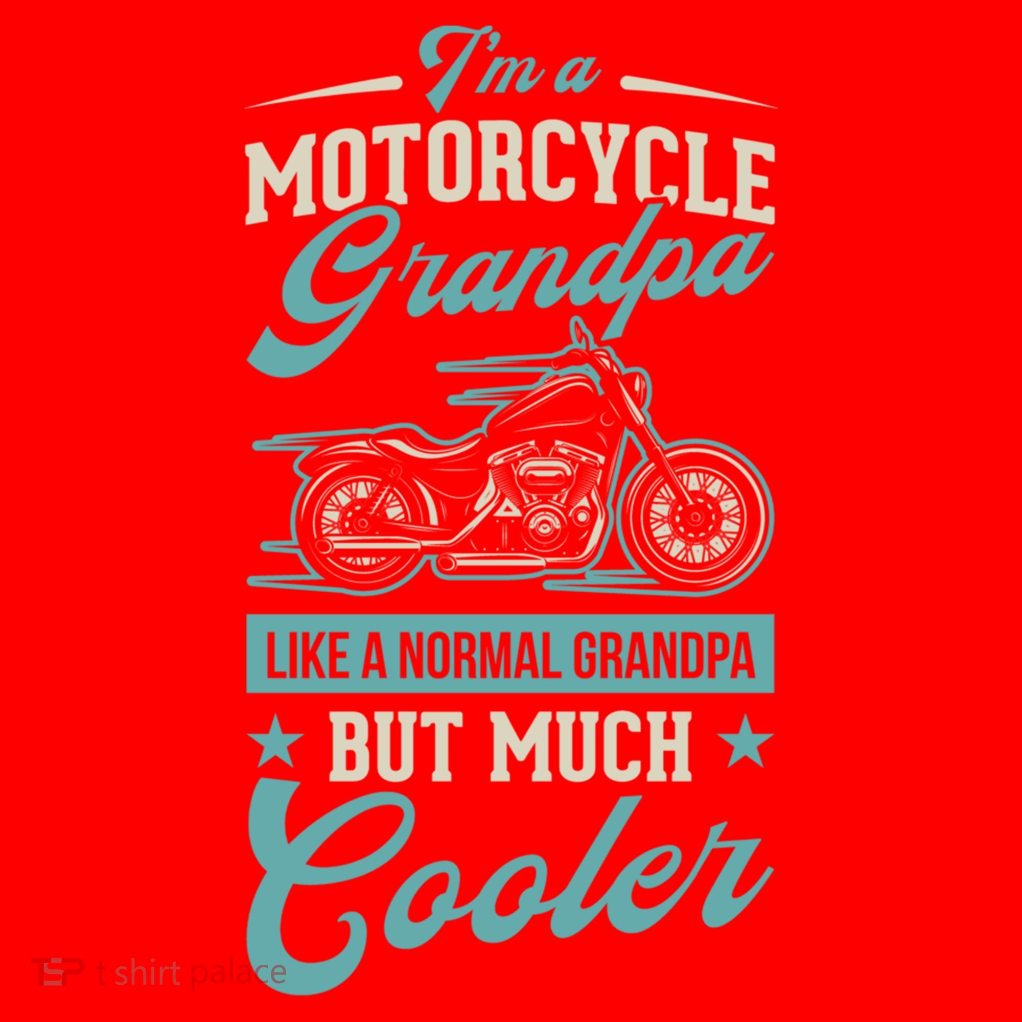 Motorcycle Grandpa Like A Normal Grandpa But Much Cooler Gift Santa Hat