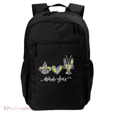 Mardi Gras Logo Heart Backpack