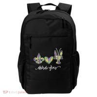Mardi Gras Logo Heart Backpack thumb 0