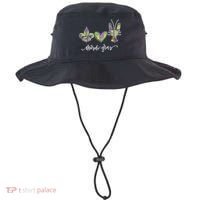 Mardi Gras Logo Heart Bucket Hat thumb 0
