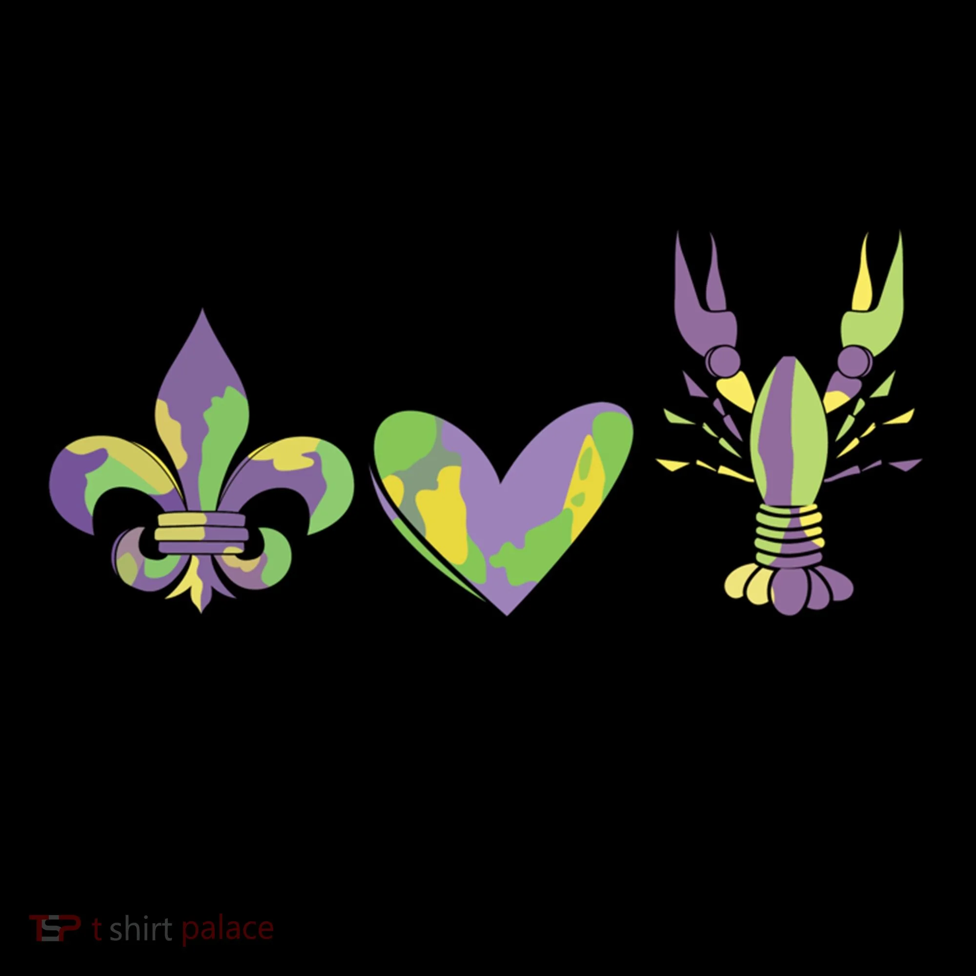 Mardi Gras Logo Heart Coffee Mug