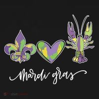 Mardi Gras Logo Heart Polo thumb 3