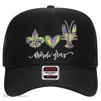 Mardi Gras Logo Heart Hat thumb 0