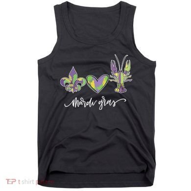 Mardi Gras Logo Heart Tank Top