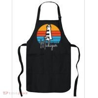 Michigan Great Lakes Lighthouse Beach Town Apron thumb 0