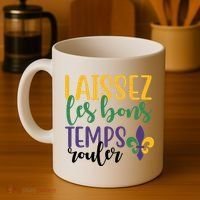 Mardi Gras Laissez Les Bons Temps Rouler Coffee Mug thumb 4