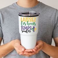 Mardi Gras Laissez Les Bons Temps Rouler Tumbler thumb 2