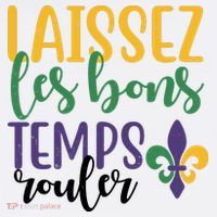 Mardi Gras Laissez Les Bons Temps Rouler Mousepad thumb 1