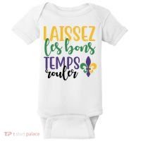 Mardi Gras Laissez Les Bons Temps Rouler Baby Bodysuit thumb 0