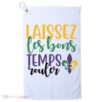 Mardi Gras Laissez Les Bons Temps Rouler Golf Towel thumb 0