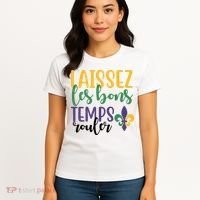 Mardi Gras Laissez Les Bons Temps Rouler Women's T-Shirt thumb 4