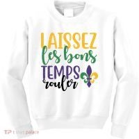 Mardi Gras Laissez Les Bons Temps Rouler Kids Sweatshirt thumb 0