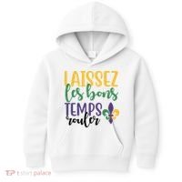 Mardi Gras Laissez Les Bons Temps Rouler Kids Hoodie thumb 0