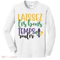 Mardi Gras Laissez Les Bons Temps Rouler Kids Long Sleeve Shirt thumb 0