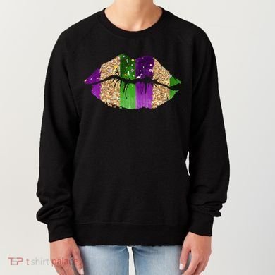 Mardi Gras Lips Celebration Women's Sweatshirt
