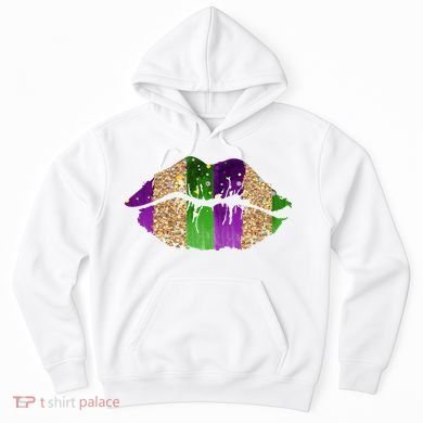 Mardi Gras Lips Celebration Hoodie