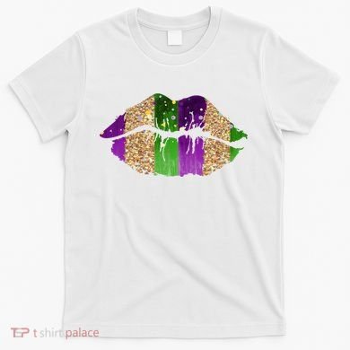 Mardi Gras Lips Celebration T-Shirt