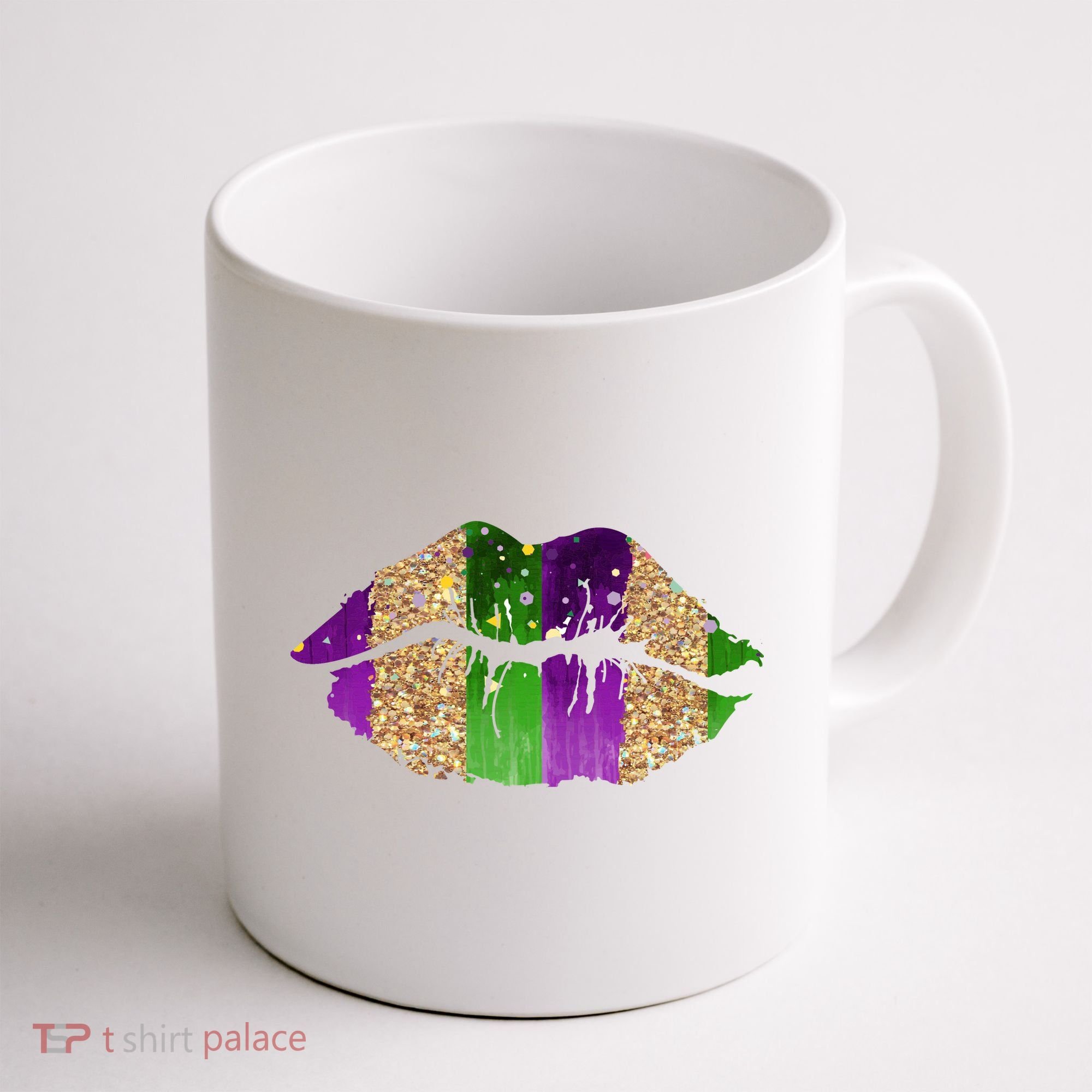 Mardi Gras Lips Celebration Coffee Mug
