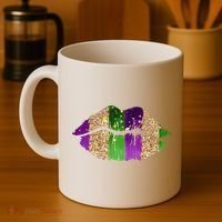 Mardi Gras Lips Celebration Coffee Mug thumb 4