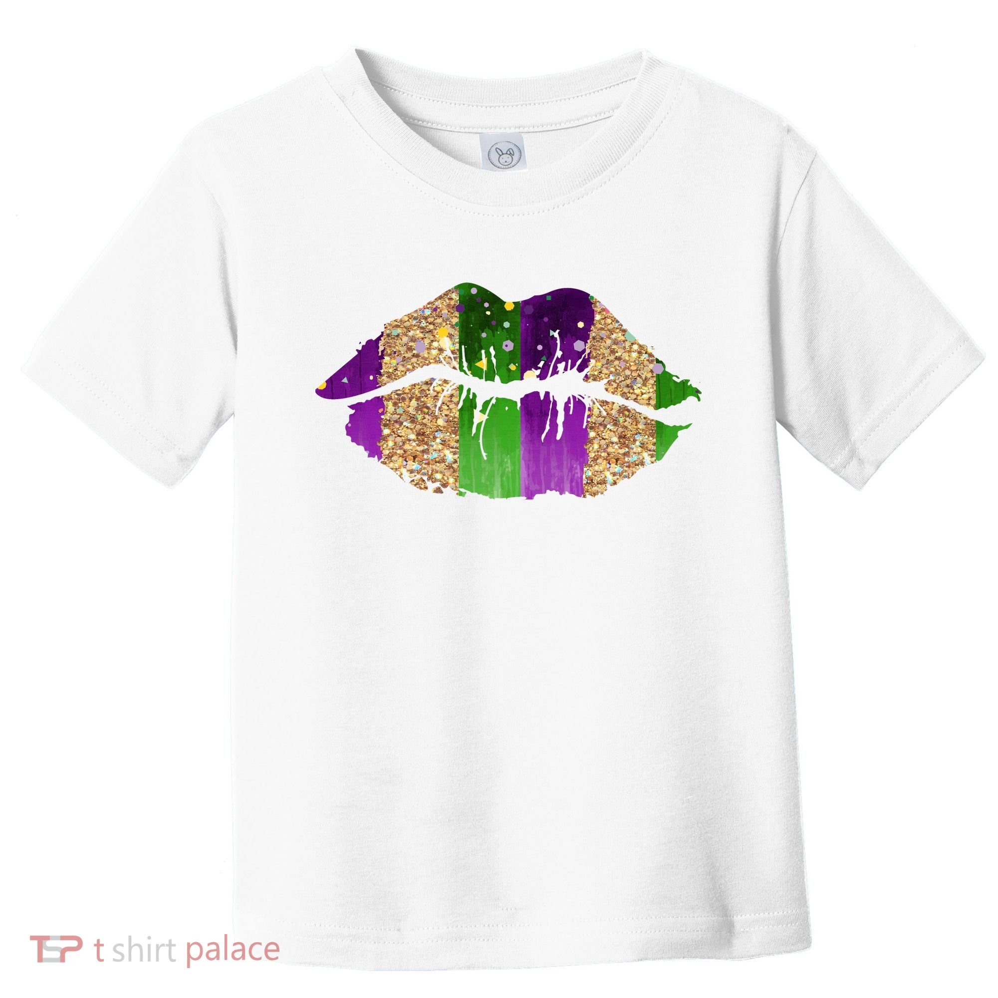Mardi Gras Lips Celebration Toddler T-Shirt