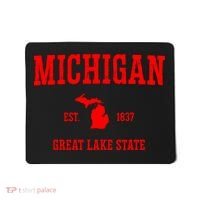Michigan Great Lake State MI Est 1837 Mousepad thumb 0
