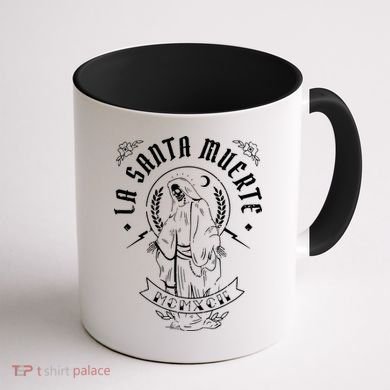 Mexican Grim La Santas Muertes Coffee Mug back