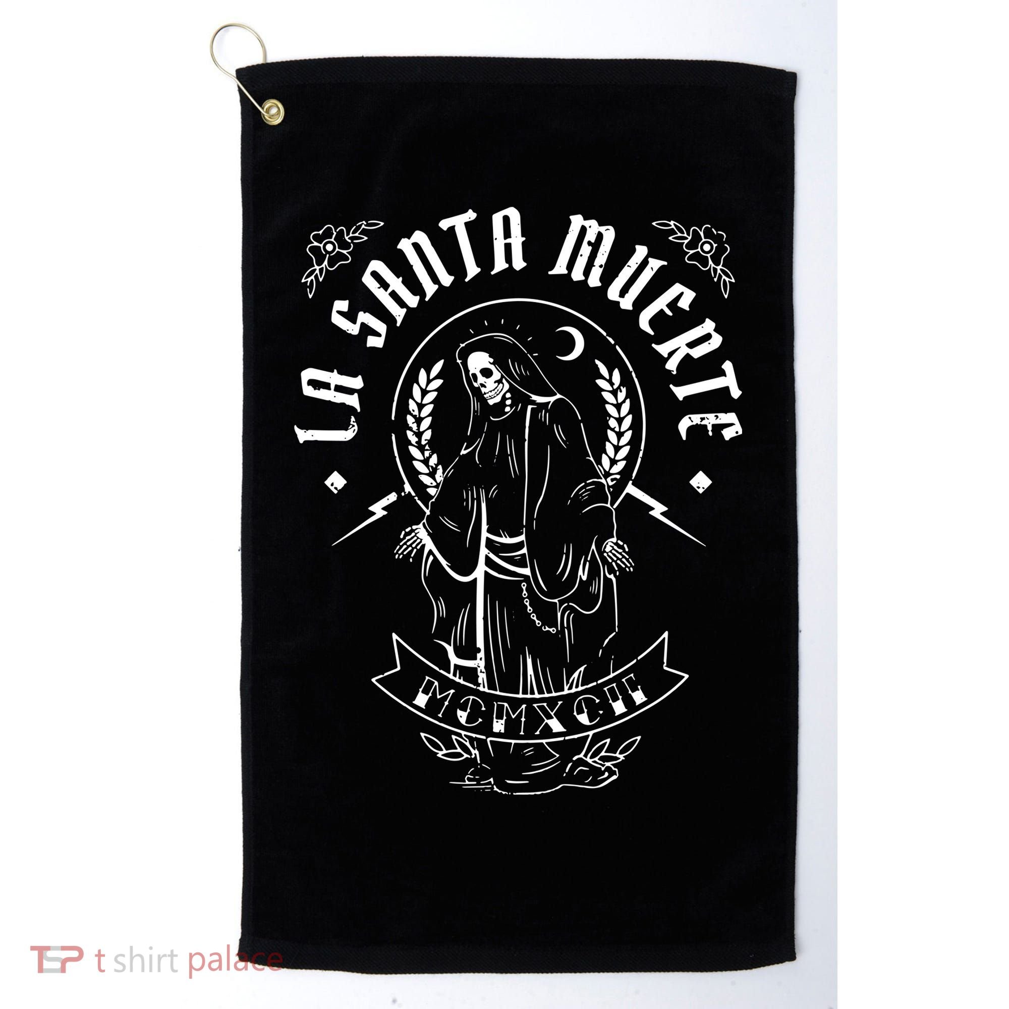 Mexican Grim La Santas Muertes Golf Towel