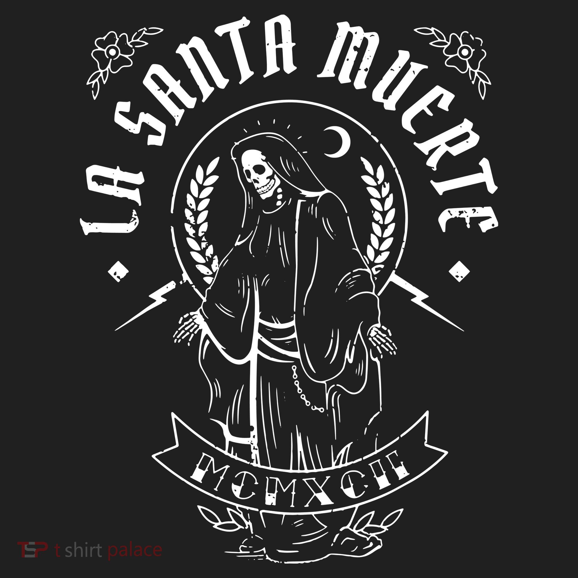 Mexican Grim La Santas Muertes Golf Towel