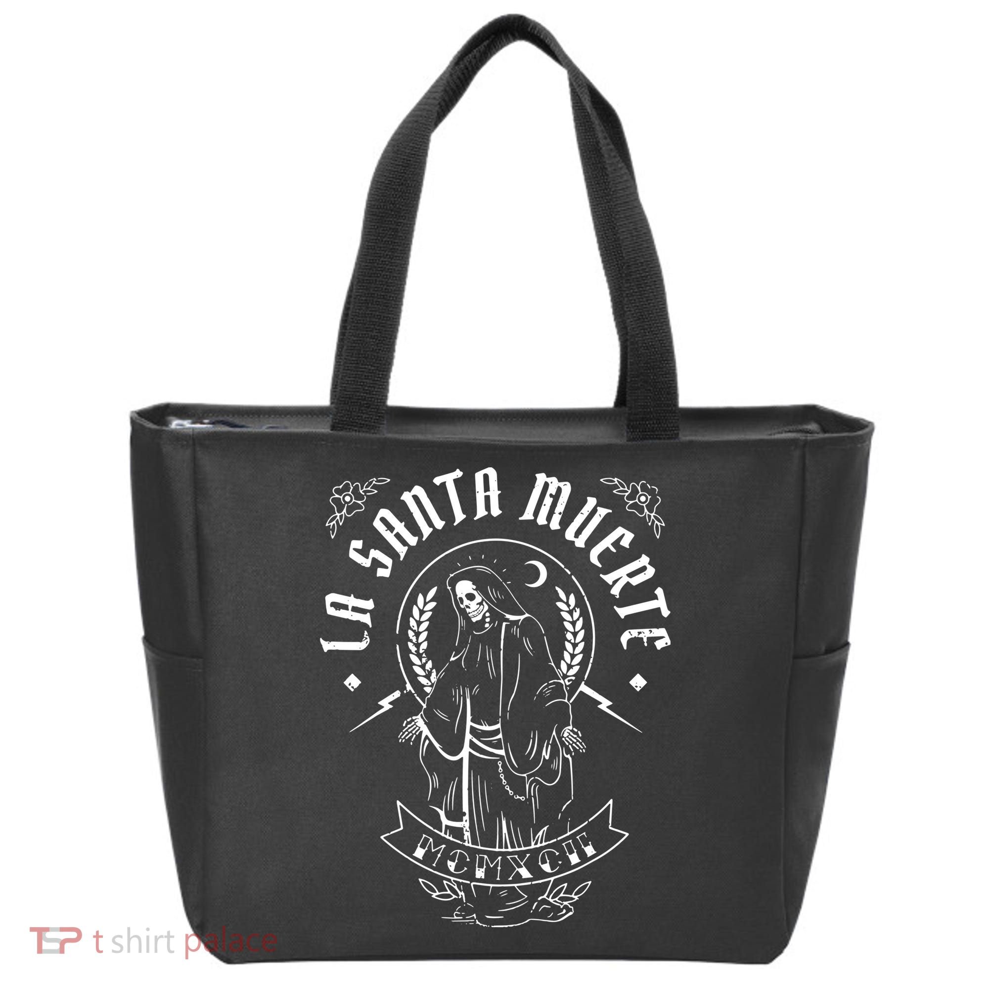 Mexican Grim La Santas Muertes Tote Bag