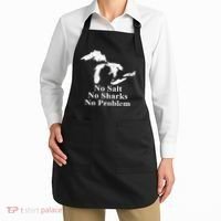 Michigan Great Lakes No Salt, No Sharks, No Problem Hoodie Apron thumb 2