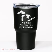 Michigan Great Lakes No Salt, No Sharks, No Problem Hoodie Tumbler thumb 0