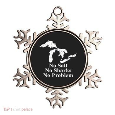 Michigan Great Lakes No Salt, No Sharks, No Problem Hoodie Ornament