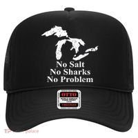 Michigan Great Lakes No Salt, No Sharks, No Problem Hoodie Hat thumb 0