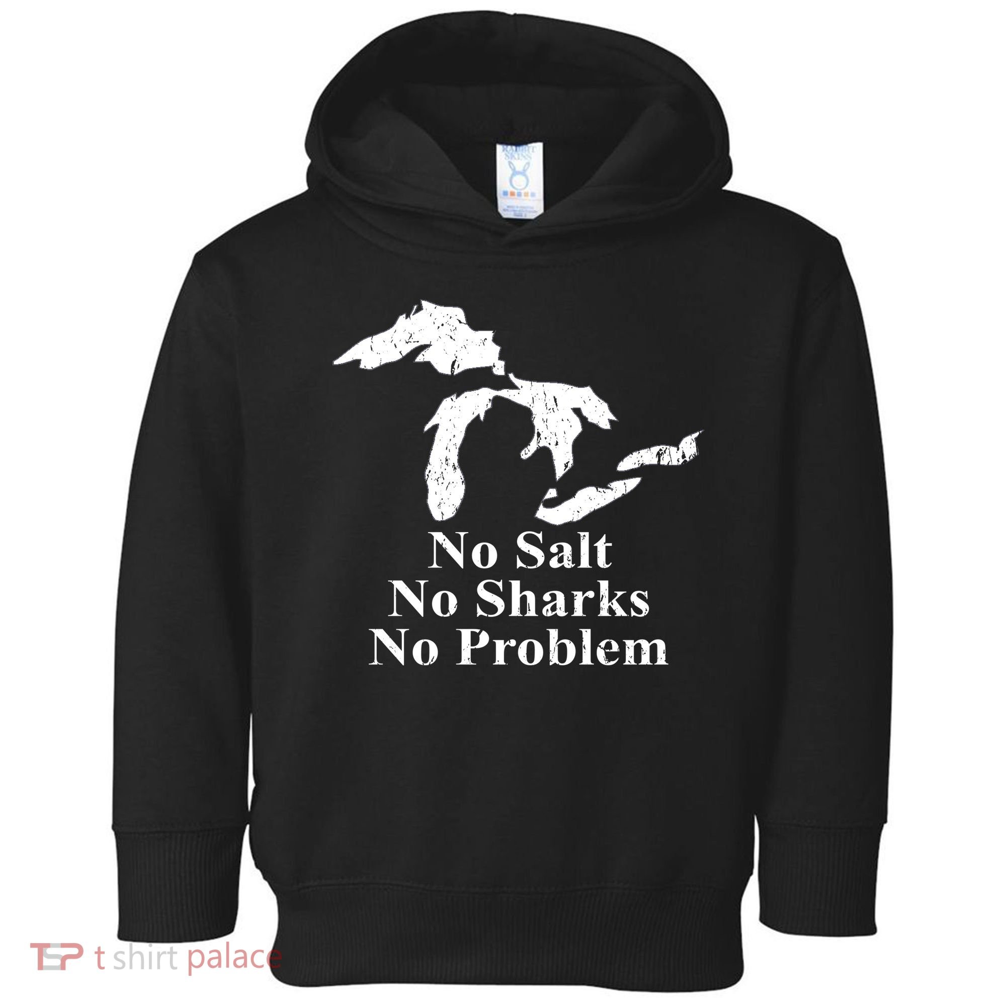 Michigan Great Lakes No Salt, No Sharks, No Problem Hoodie Toddler Hoodie
