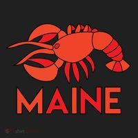 Maine Gift Lobster Stained Glass Lobster Women's Sweatshirt thumb 2
