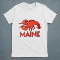 Maine Gift Lobster Stained Glass Lobster T-Shirt thumb 5