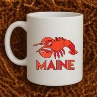 Maine Gift Lobster Stained Glass Lobster Coffee Mug thumb 2