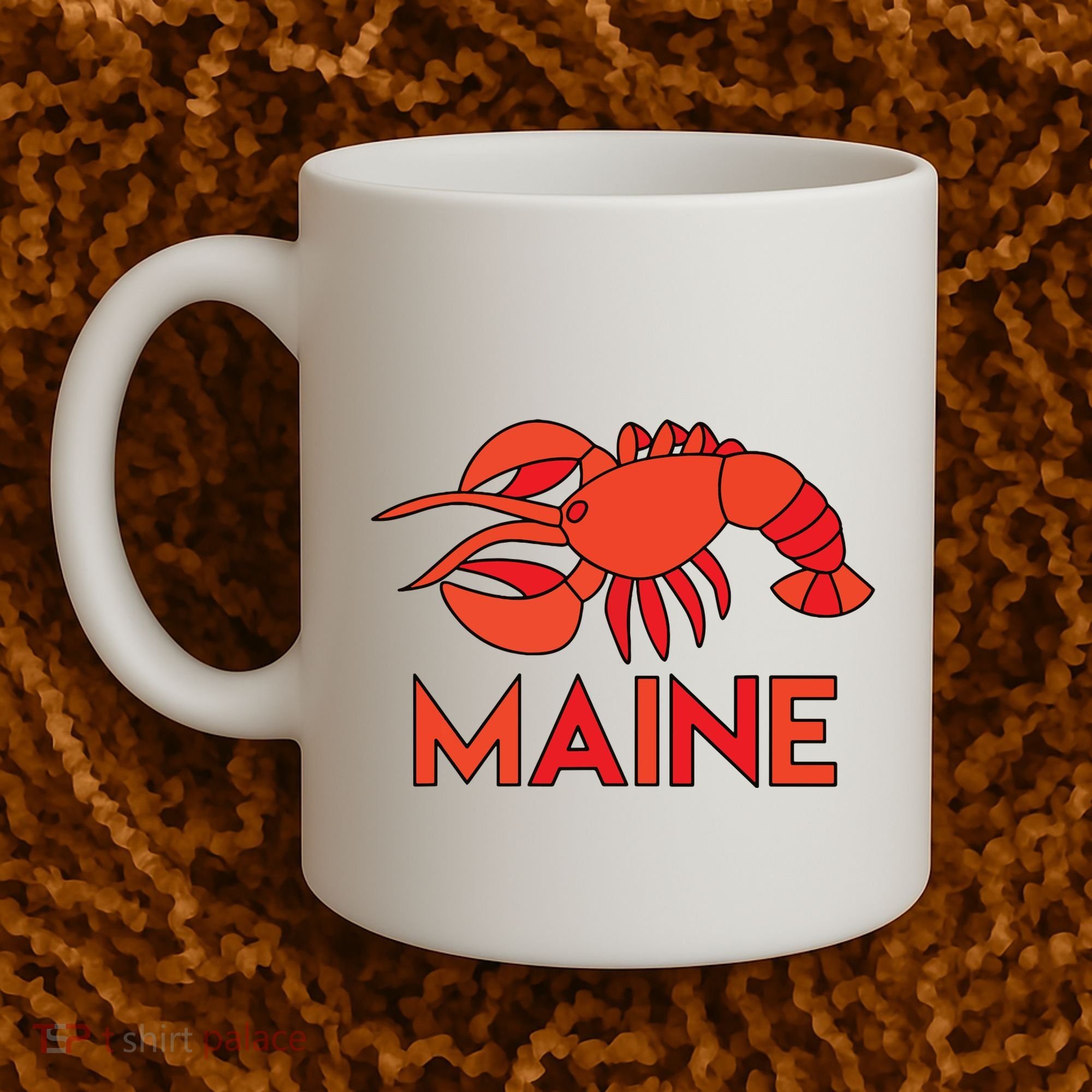 Maine Gift Lobster Stained Glass Lobster Coffee Mug
