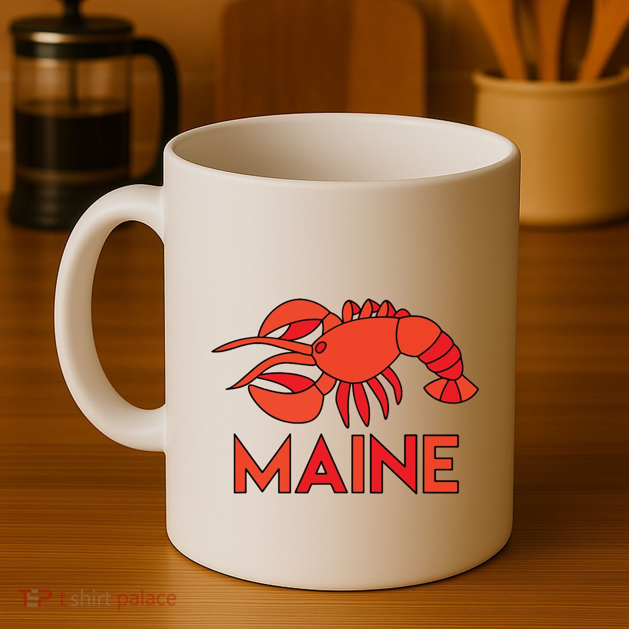 Maine Gift Lobster Stained Glass Lobster Coffee Mug
