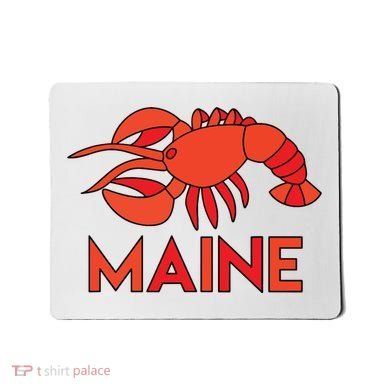 Maine Gift Lobster Stained Glass Lobster Mousepad