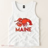 Maine Gift Lobster Stained Glass Lobster Tank Top thumb 2
