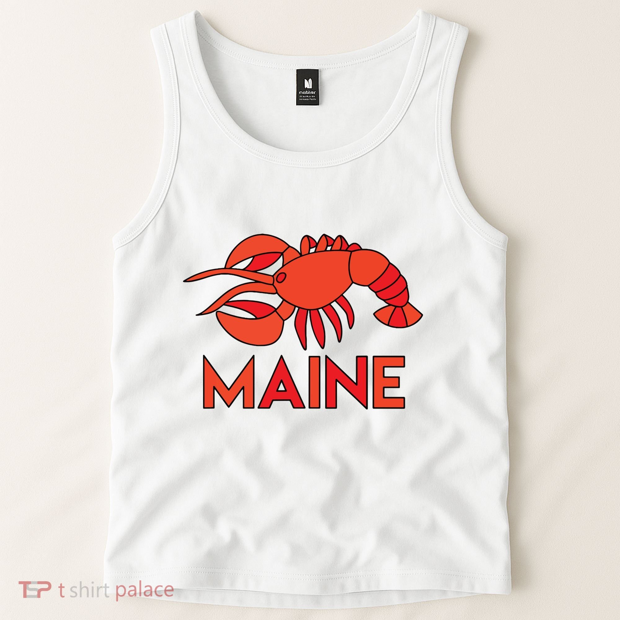 Maine Gift Lobster Stained Glass Lobster Tank Top
