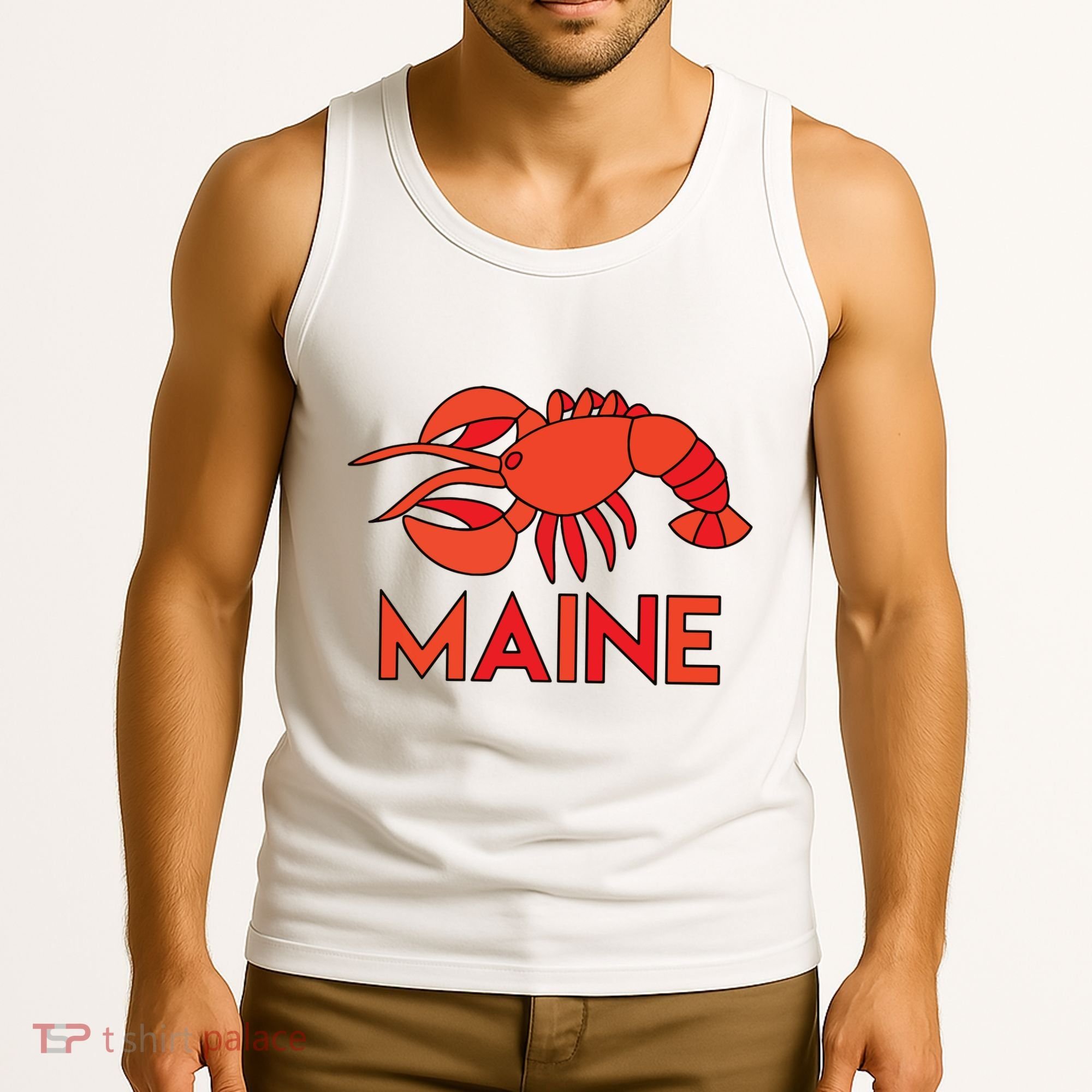 Maine Gift Lobster Stained Glass Lobster Tank Top