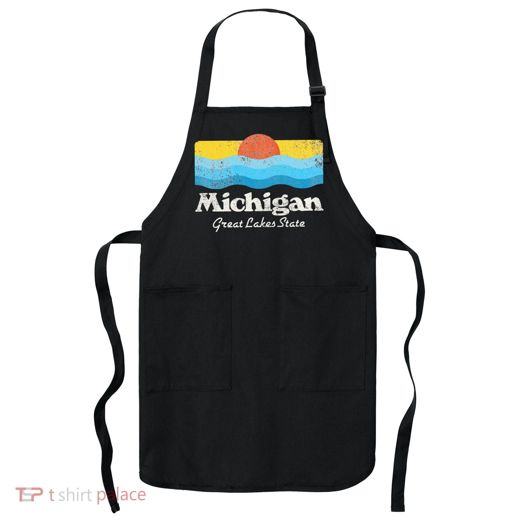 Michigan Great Lakes State Apron